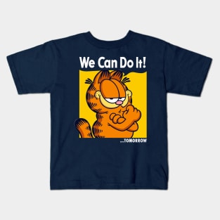 We Can Do It Tomorrow Kids T-Shirt